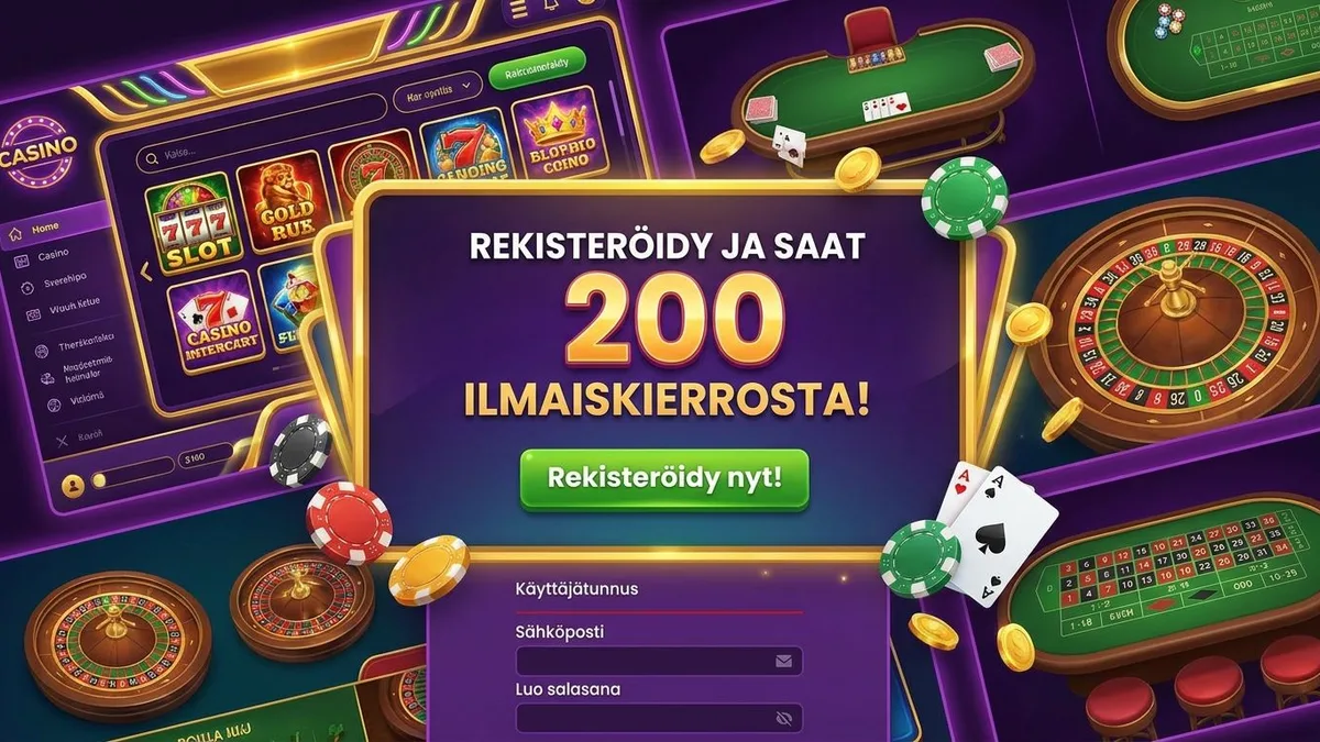Rekisteröidy bonuksella